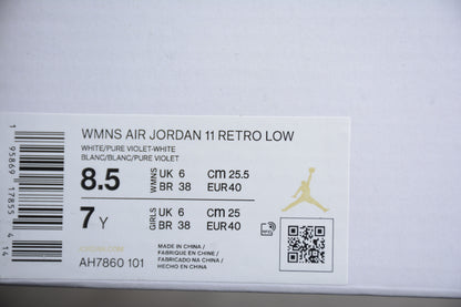 Air Jordan 11 Low  Pure Violet